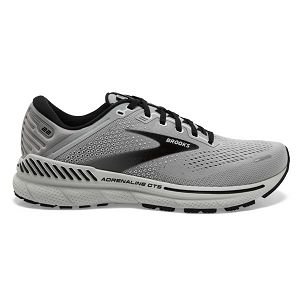 Brooks Adrenaline GTS 22 Mens Road Running Shoes Grey/Black | USA-TFO086947